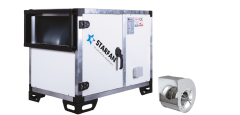 SHF-280 Seyrek Kanat 1,1 KW 5000 m³/h Hücreli Fan