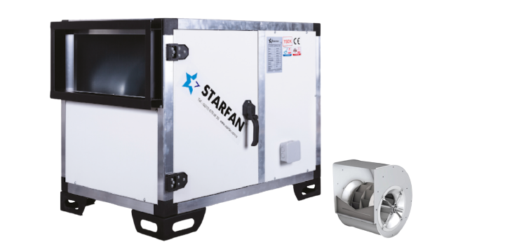 SHF-560A Seyrek Kanat 7,5 KW 25000 m³/h Hücreli Fan