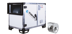 SHF-710K Seyrek Kanat 18,5 KW 50000 m³/h Hücreli Fan
