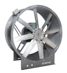 SDTF-400-5 Duman Egzos 3000 m³/h Tahliye Fanı F300C 2h