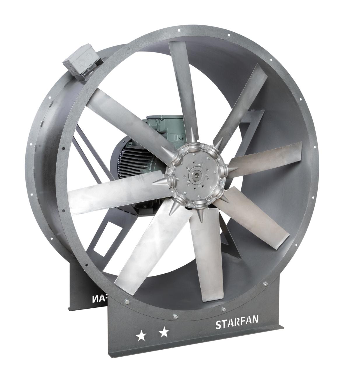 SBEF-1120-8B Aksiyel 96000 m³/h Basınçlandırma Fanı